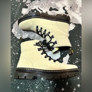 Doc Marten Combs Chunky Platform Suede Boots